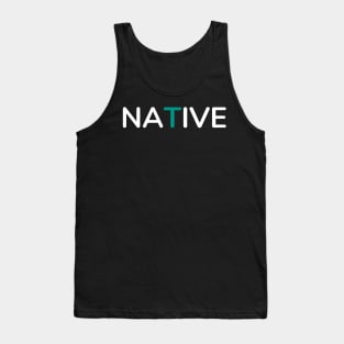 Native Simple Typography Tank Top